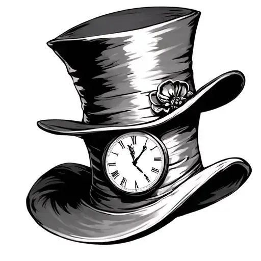 Mad Hatter Hat With Time