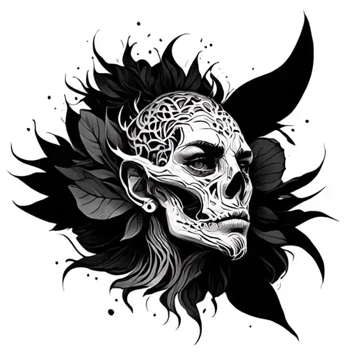 Orobouros One Line Drawing 12 Parts Forming