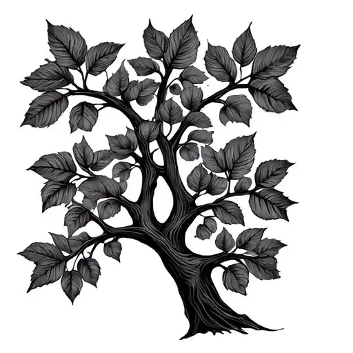 Famley Tree Branch Representing A Family