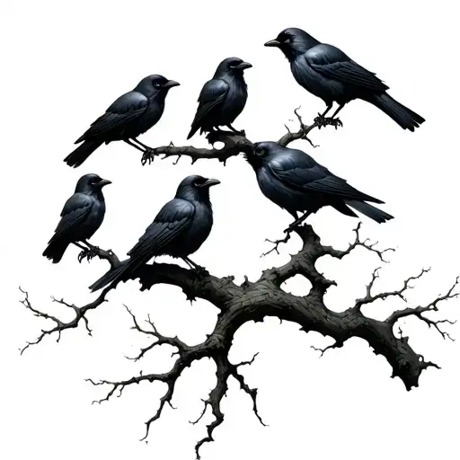 Poison Tree With Crows