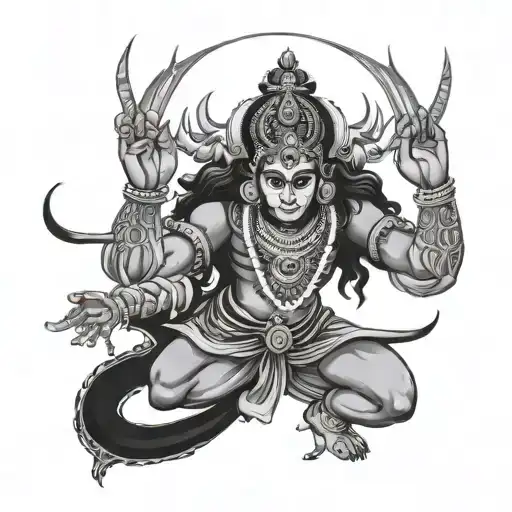 Maa Kali Tattoo Design