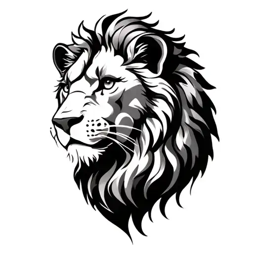 Leo Zodiac Sign Detail With Shadow