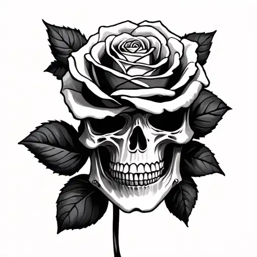 Skull Rose