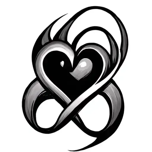 Infinity Symbol With Heart