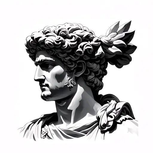 Astarion From Bau As A Greek Statue