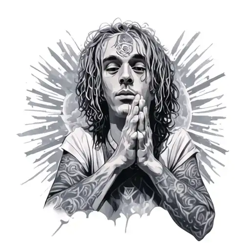 Lil Peep Praying To The Sky Inspired