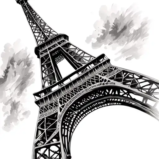 Eiffel Turm Tower Surrounded