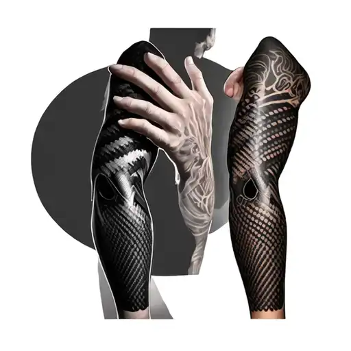 Carbon Fibre Prosthetic Arm Sleeve Design