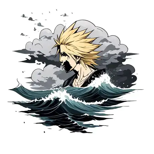 Ocean And Rain Cloud Strife