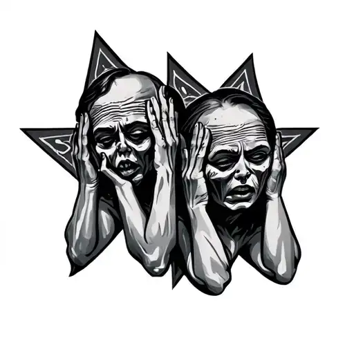 Purto Rico 3 Angles Speak No Evil Hear No Evil See No Evil Narrow