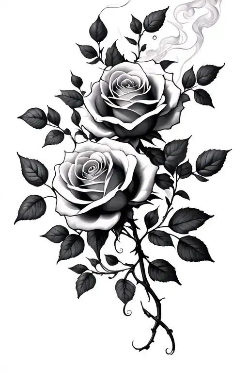 Rose Vines And Smoke