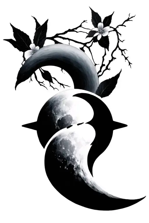 Cross And Moon Phases