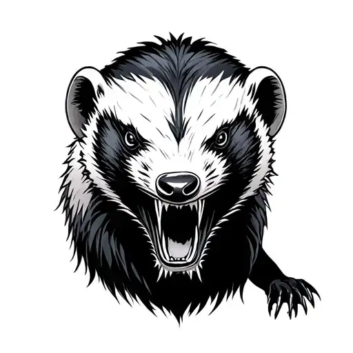 Demonic Honey Badger