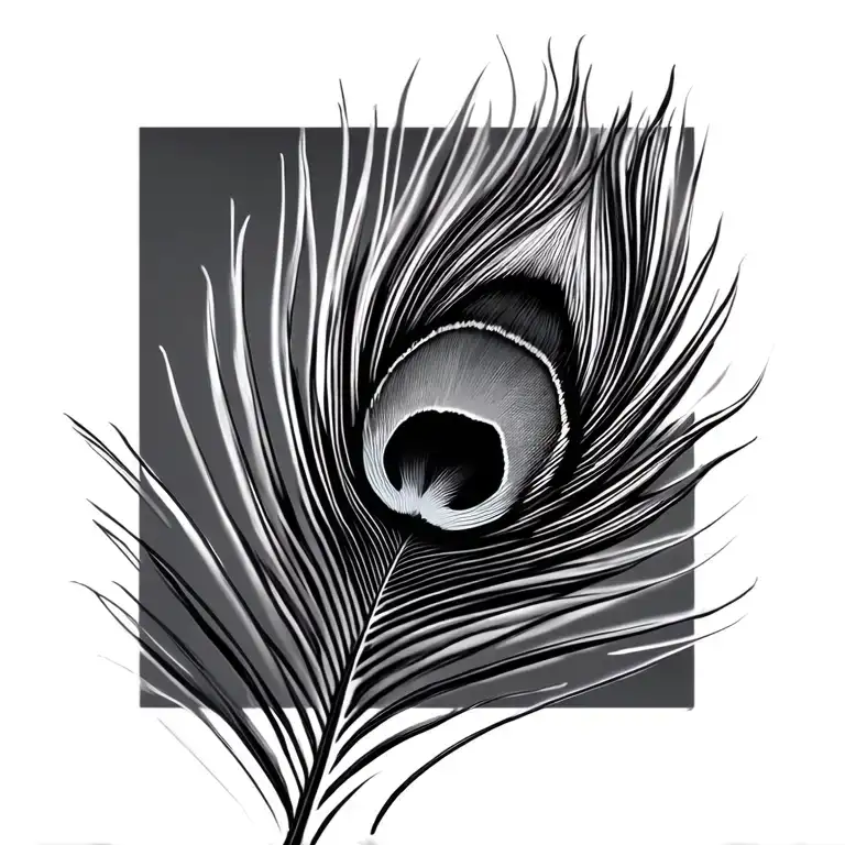 Small Peacock Feather