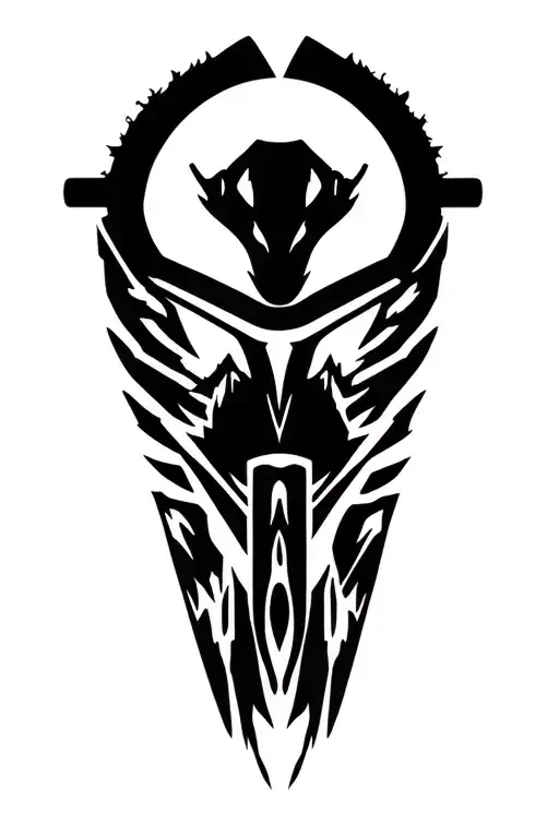 Trible Mountain Bike Silhouette