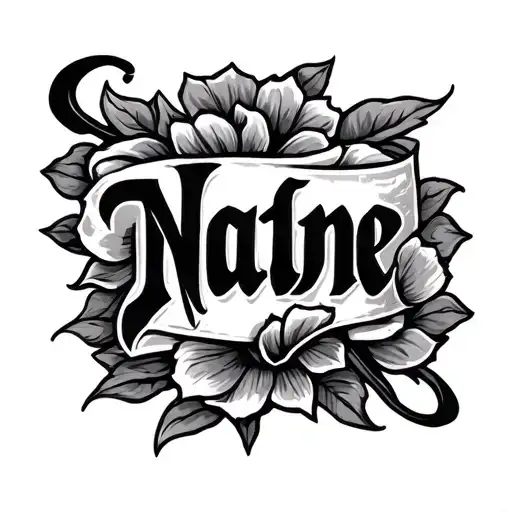 Name Written Underneath