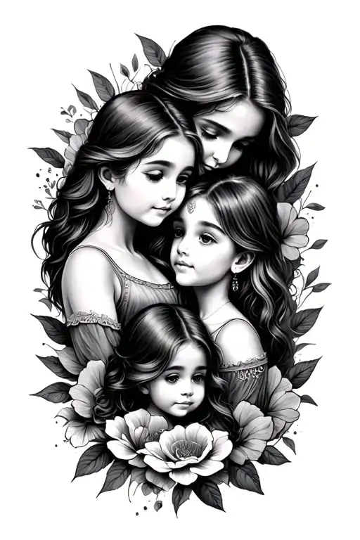 Family Tattoo With Designs
