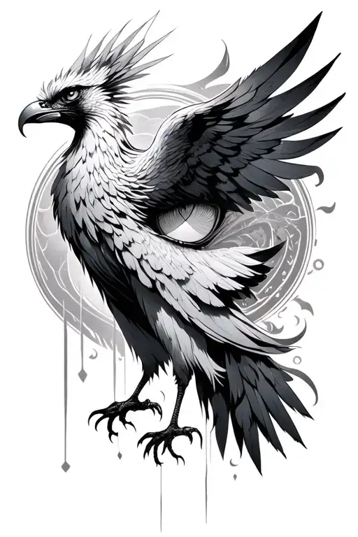 Phoenix And Watching Eye Integrated Virgo