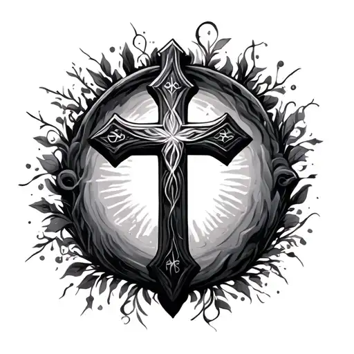 Cross Created By Sunset