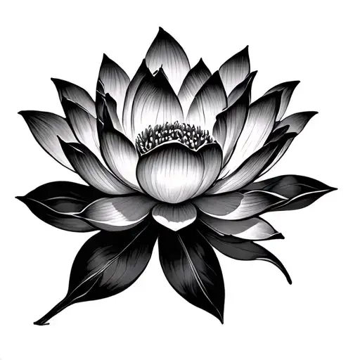 Semi Colon Lotus Flower