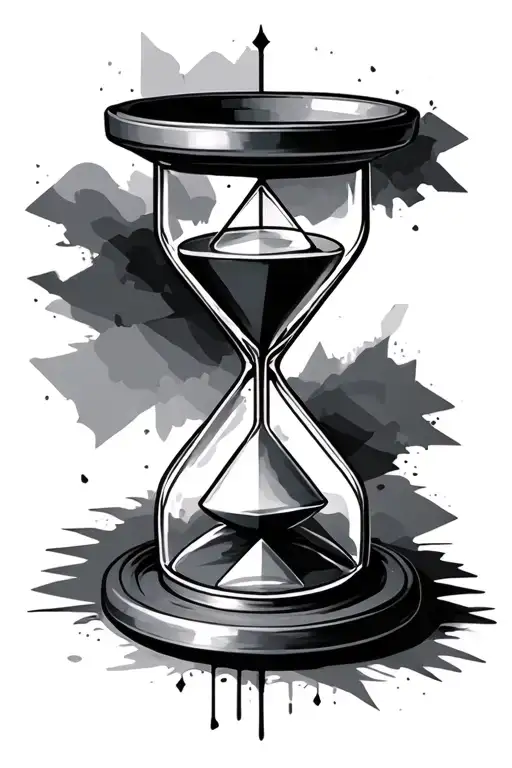 Hourglass Made Of Triangles