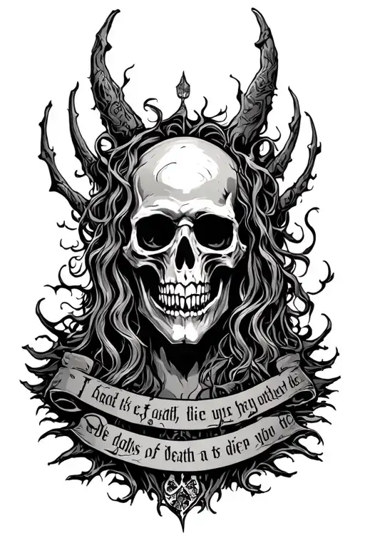 Gods Of Death With Quote To Die