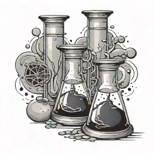 Two Science Beakers