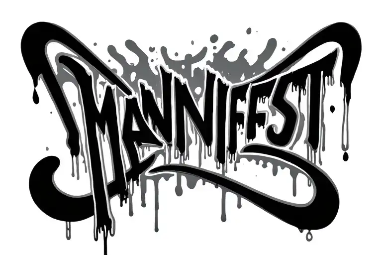 Text- Manifest In Grafitti