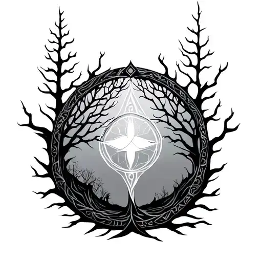 Nordic Rune & Tree Of Life
