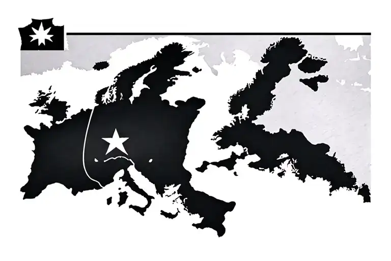 European Travel And Alaska Flag Theme Sleeve