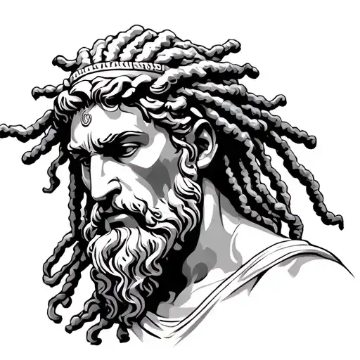 Greek God With Dreadlocks