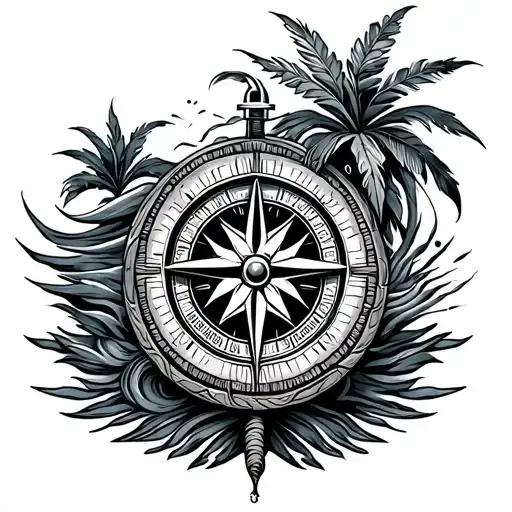 Compass Tropical Waves Tiki