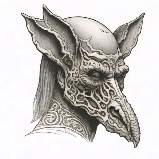 Lou's Head With Gevaudan Marker