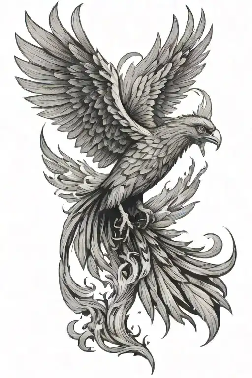 Phoenix Rising From The Ashes