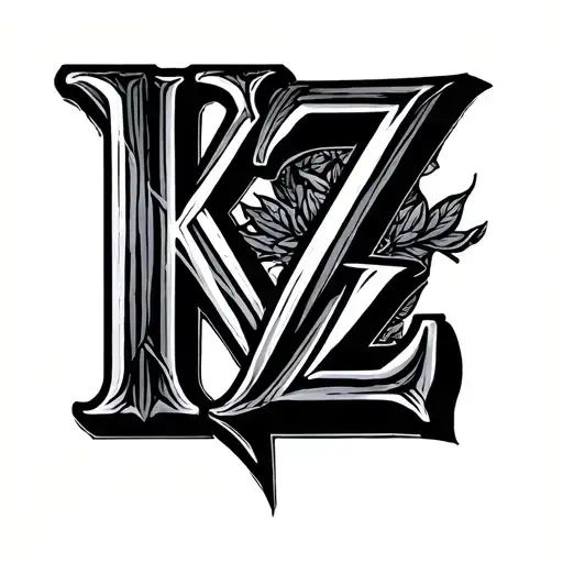 Letters K And Z