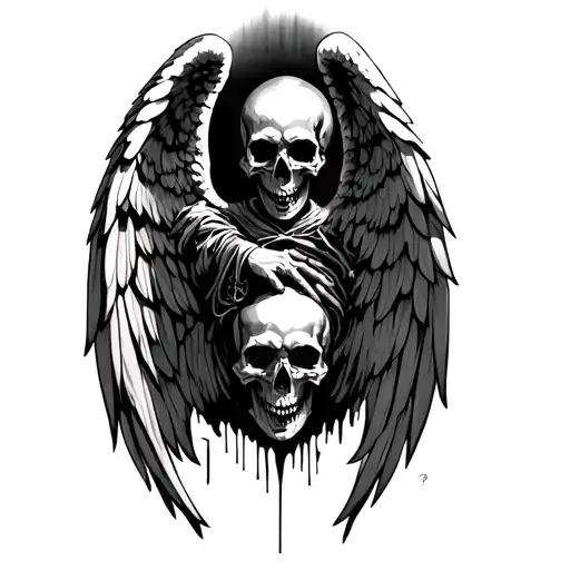 Angel Of Death On Skulls