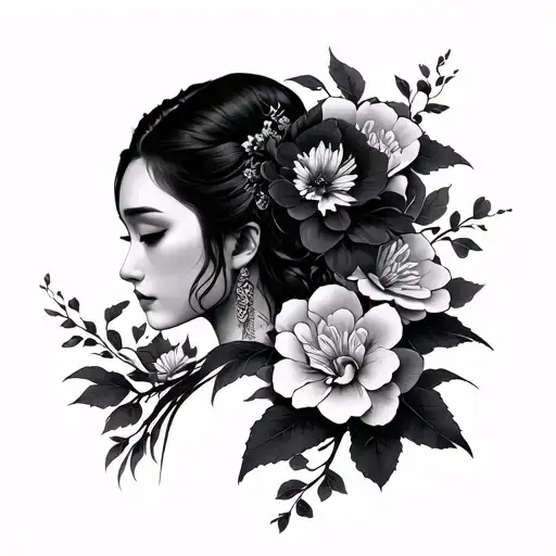 Yuan And Xian With Flowers And Bond