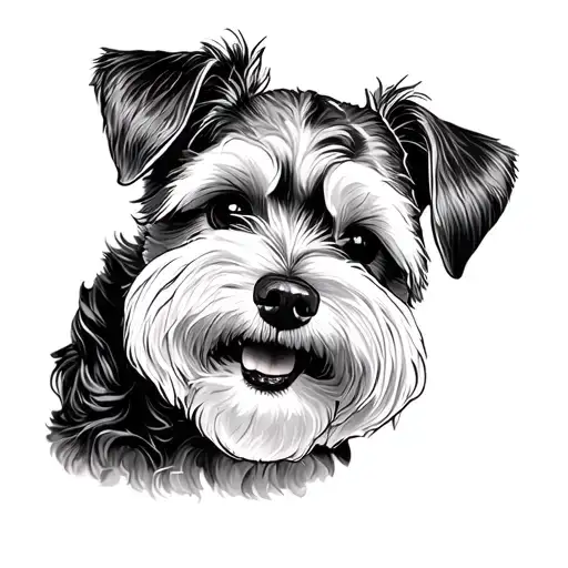 Schnoodle With Underbite