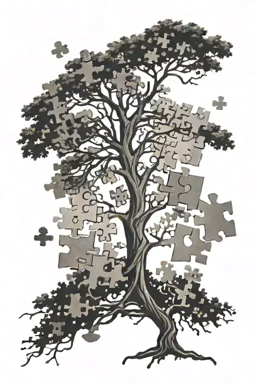 Tree With Puzzle Pieces Incorporated