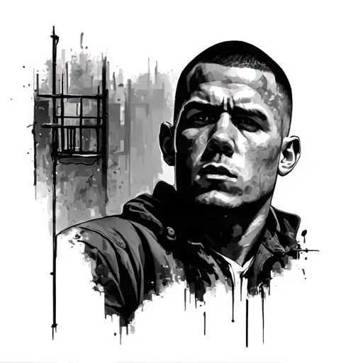 Tattoo Of Michael Scofield In Prison Break