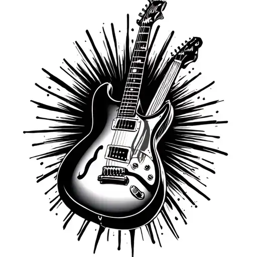 A Guitar With Thank You Lord For My Salvation