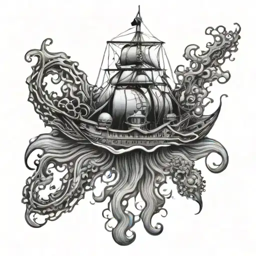 Portuguese Man Of War Ship