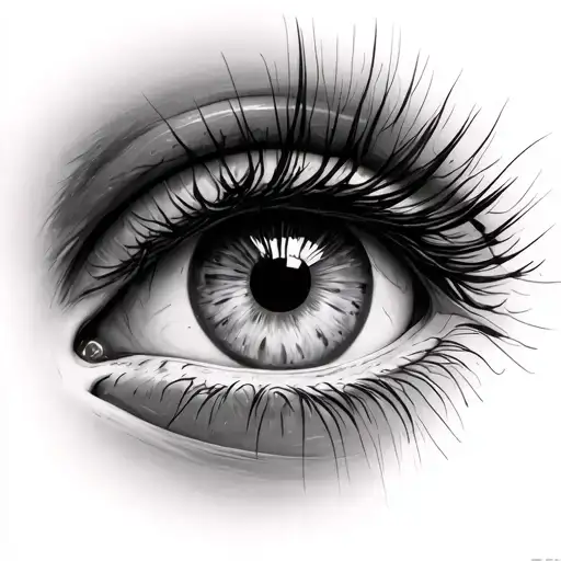 Realistic Eye Being Attacket