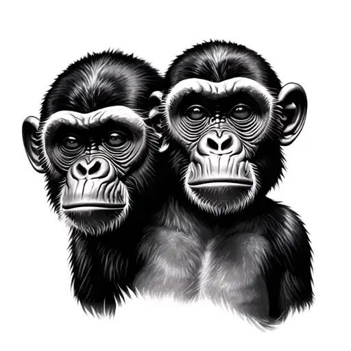 See No Evil Speak No Evil Monkeys