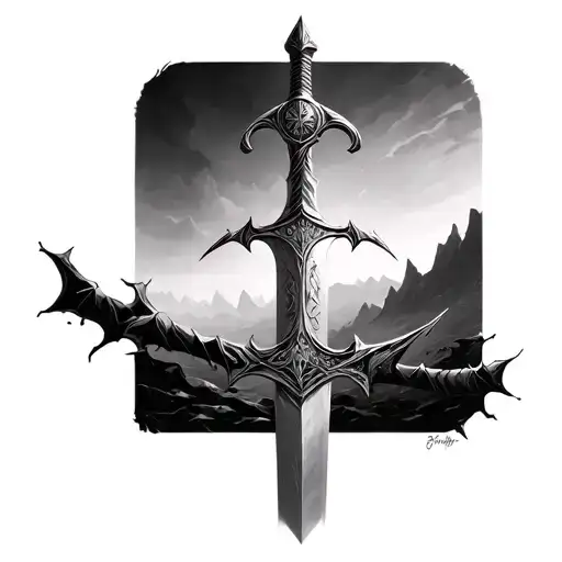 Sword From Lord Of The Rings That Was Broken