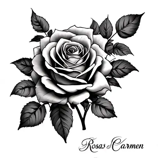 Rosas And Name Of Carmen
