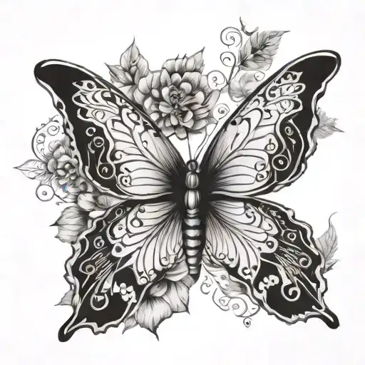 Butterfly Bohemian Elegant