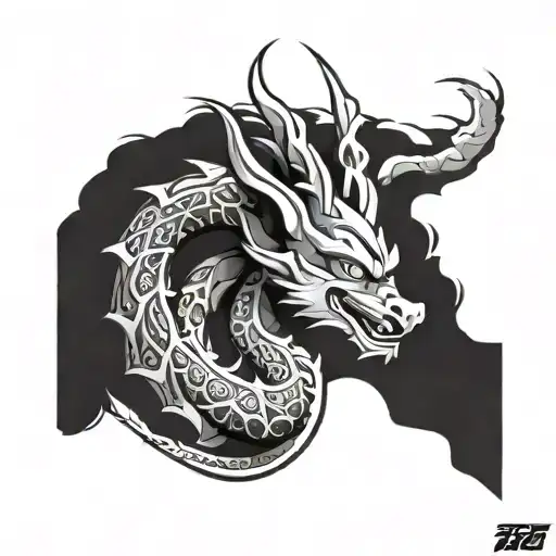Maori Patterns Gohan Dragon Ball Z