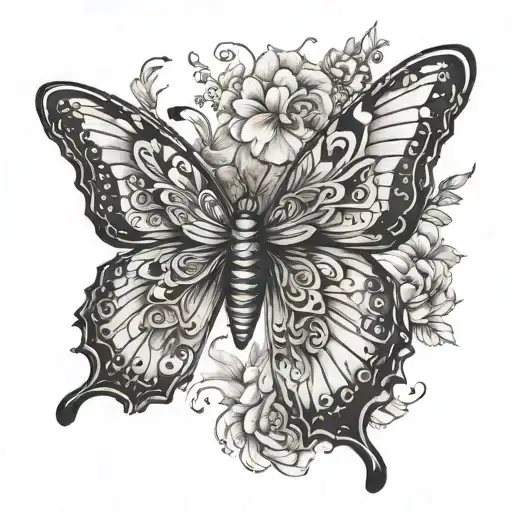 Butterfly Bohemian Elegant