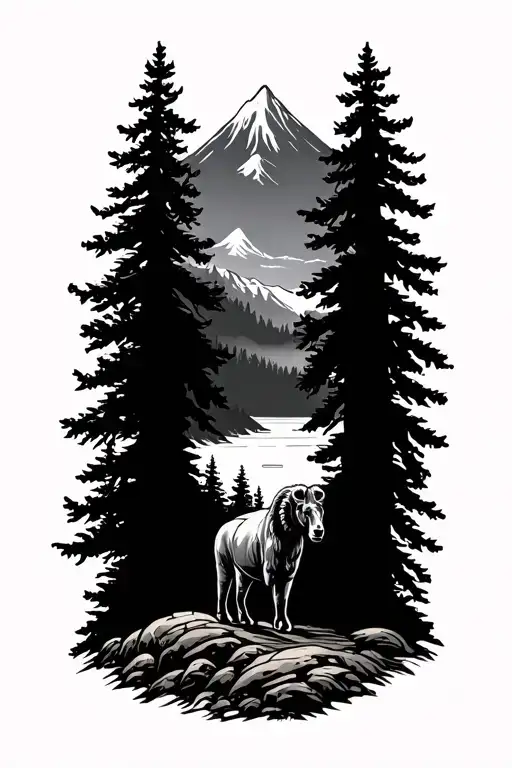 National Park Trip Symbolizing